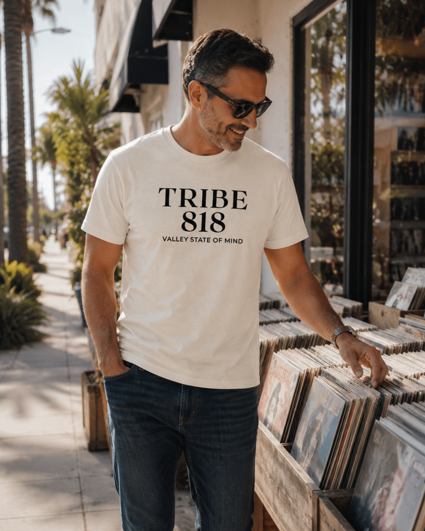 Valley State of Mind Tee — Cream