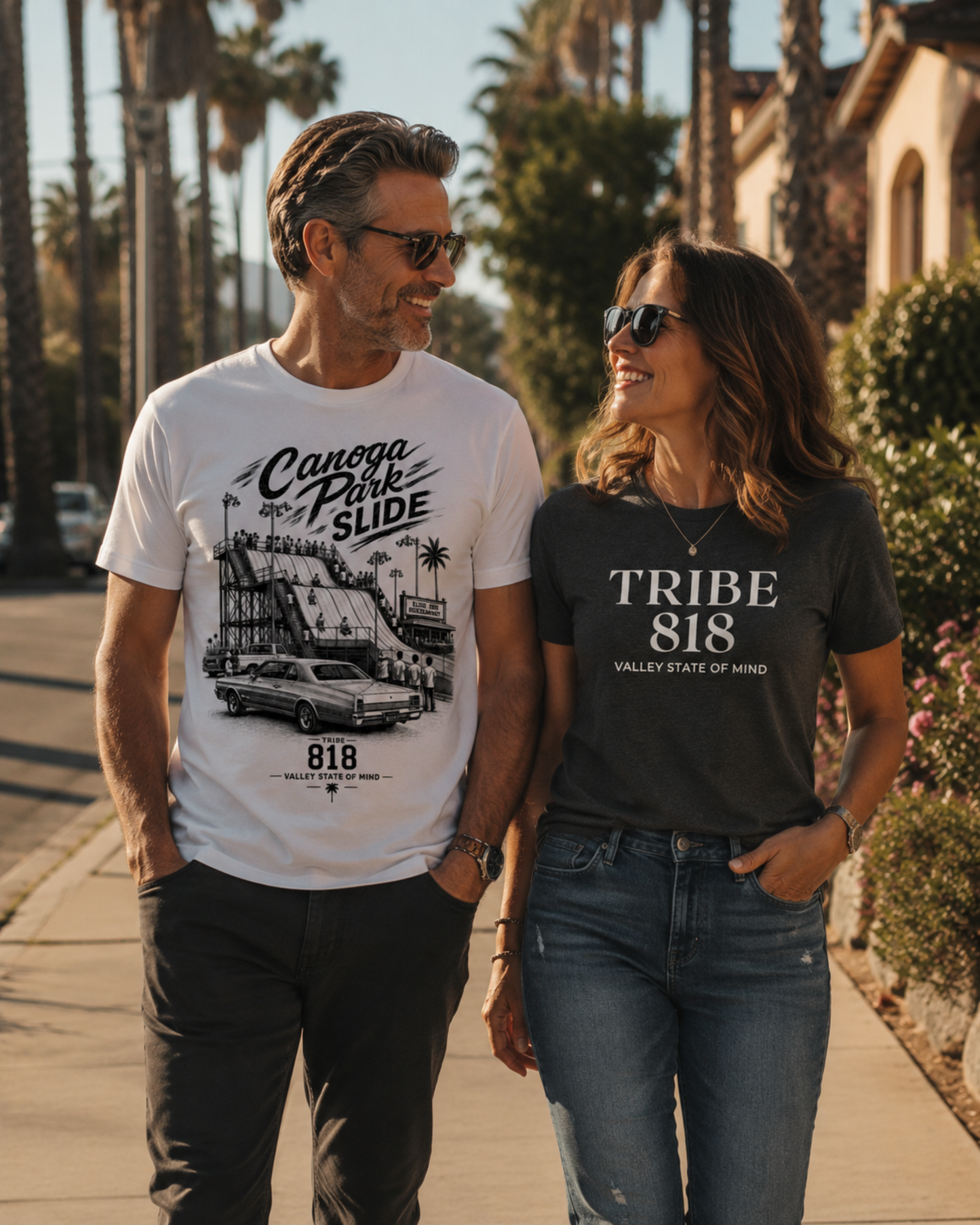 Valley State of Mind Tee — Charcoal